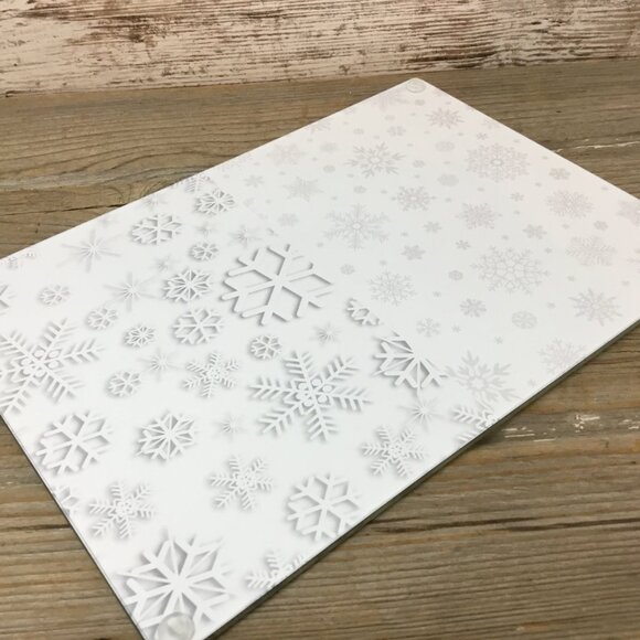 Mismatched Snowflake Glass Cutting Board - Picture 7 of 7